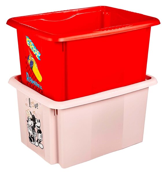 Plastový úložný box s vekom KEEEPER 15l Minnie