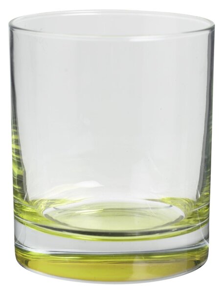 Sklenený pohár na vodu Color 300 ml sada 6ks