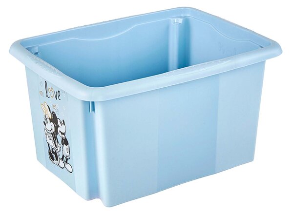 Plastový úložný box s vekom KEEEPER 15l Mickey