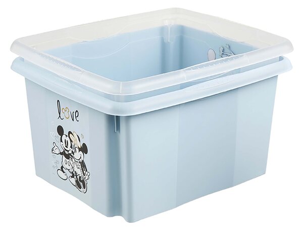 Plastový úložný box s vekom KEEEPER 24l Mickey