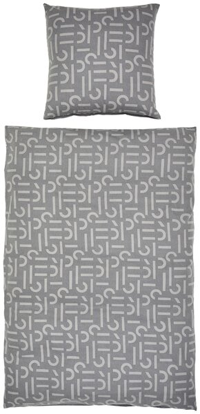 OBOJSTRANNÁ POSTEĽNÁ BIELIZEŇ, flanel, antracitová, sivá, 155/220 cm Esprit - Online Only bytové doplnky, Online Only