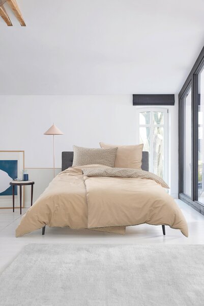 OBOJSTRANNÁ POSTEĽNÁ BIELIZEŇ, renforcé, taupe, béžová, 155/220 cm Esprit - Online Only bytové doplnky, Online Only