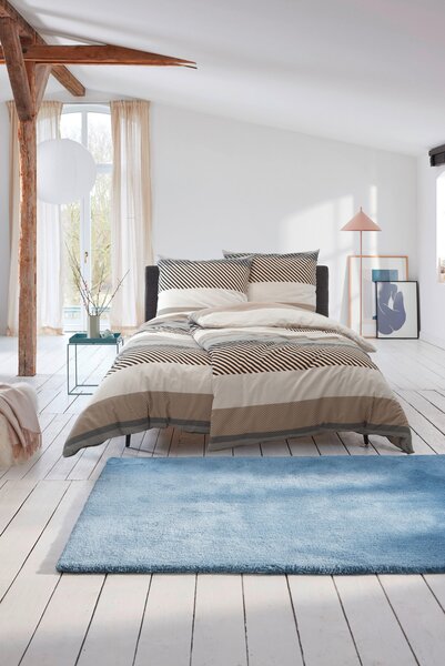OBOJSTRANNÁ POSTEĽNÁ BIELIZEŇ, flanel, sivá, čierna, svetlosivá, 135/200 cm Esprit - Online Only bytové doplnky, Online Only