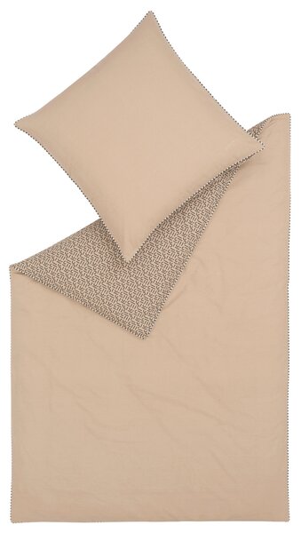 OBOJSTRANNÁ POSTEĽNÁ BIELIZEŇ, renforcé, taupe, béžová, 155/220 cm Esprit - Online Only bytové doplnky, Online Only