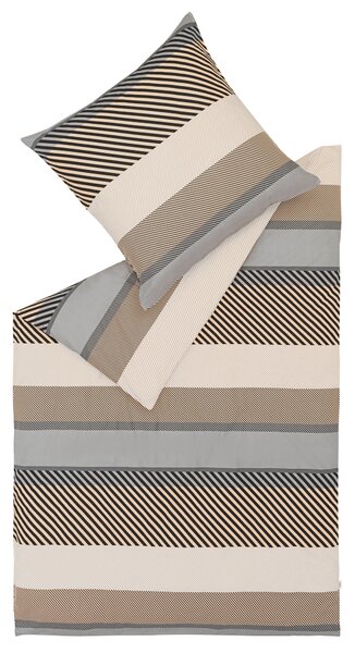 OBOJSTRANNÁ POSTEĽNÁ BIELIZEŇ, flanel, sivá, čierna, svetlosivá, 135/200 cm Esprit - Online Only bytové doplnky, Online Only