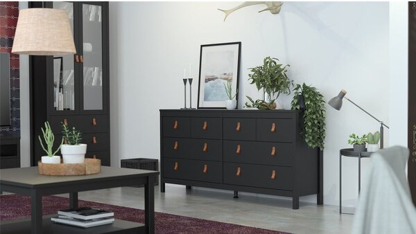Čierny konferenčný stolík 81x81 cm Madrid - Tvilum