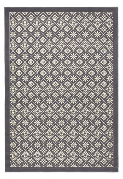 Sivo-béžový koberec Hanse Home Gloria Tile, 80 × 150 cm