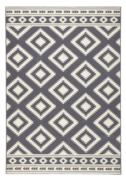 Sivo-krémový koberec Hanse Home Gloria Ethno, 80 x 150 cm