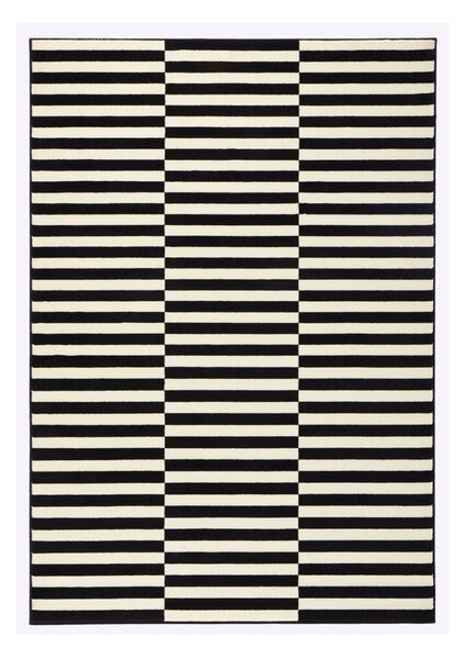 Čierno-biely koberec Hanse Home Gloria Panel, 120 x 170 cm