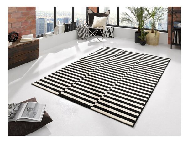 Čierny/krémovobiely koberec 160x230 cm Gloria – Hanse Home