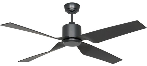 Stropný ventilátor Eco Ventos, sivý, kovový, IP44, DC, WiFi – CasaFan CasaFan, Eco Ventos, Sivá, Kov, Moderný