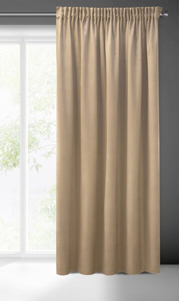 ZATEMŇOVACÍ ZÁVES NA PÁSKE PIERRE CARDIN SIBEL 140X235 CM CAPPUCCINO