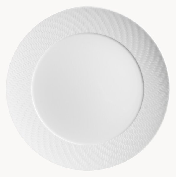 Ručne vyrobené plytké taniere z porcelánu No. 41, 2 ks