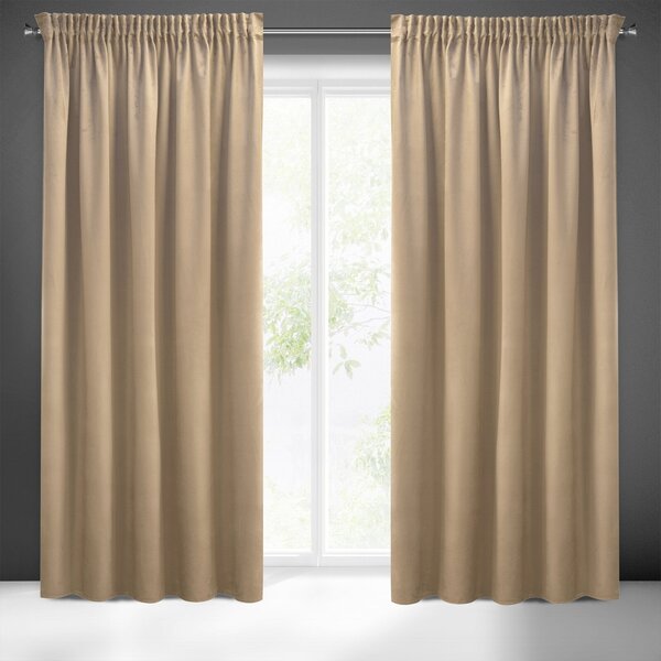 ZATEMŇOVACÍ ZÁVES NA PÁSKE PIERRE CARDIN SIBEL 140X235 CM CAPPUCCINO