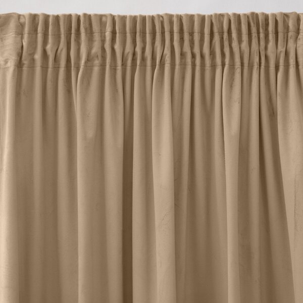 ZATEMŇOVACÍ ZÁVES NA PÁSKE PIERRE CARDIN SIBEL 140X235 CM CAPPUCCINO