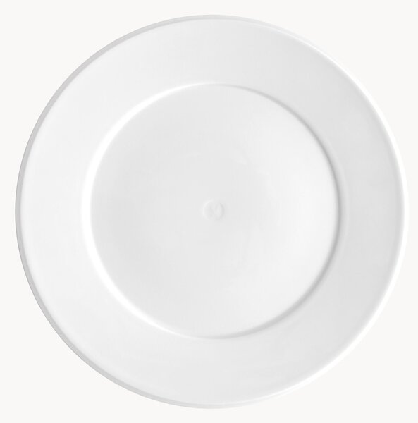 Ručne vyrobené plytké taniere z porcelánu Vitruv, 2 ks