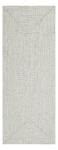 Biely/béžový vonkajší koberec behúň 200x80 cm - NORTHRUGS