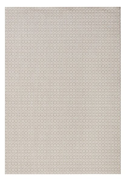 Sivý vonkajší koberec NORTHRUGS Coin, 140 x 200 cm