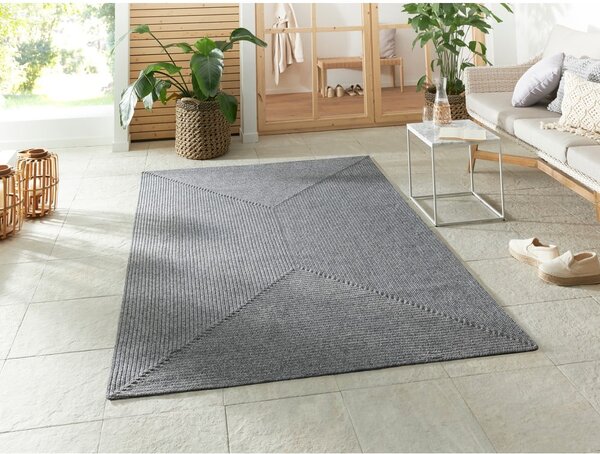 Sivý vonkajší koberec behúň 200x80 cm - NORTHRUGS