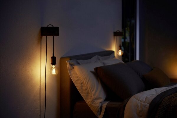 LED Stmievateľná žiarovka Philips Hue WHITE FILAMENT G93 E27/7W/230V 2100K