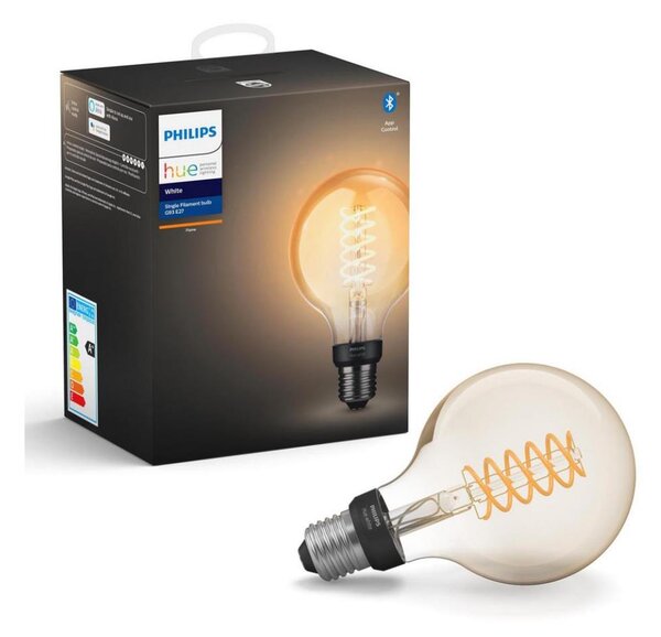 LED Stmievateľná žiarovka Philips Hue WHITE FILAMENT G93 E27/7W/230V 2100K