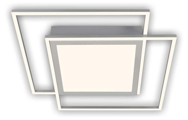 Brilo - LED stropné svietidlo 2xLED/16W/230V + LED/19W 51,5x51,5 cm matný chróm