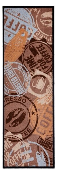 Hnedý behúň Zala Living Coffee Stamp, 50 × 150 cm