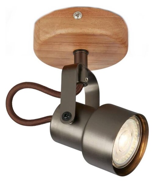 Brilo - LED bodové svietidlo TAHUN 1xGU10/5W/230V 3000K hnedá