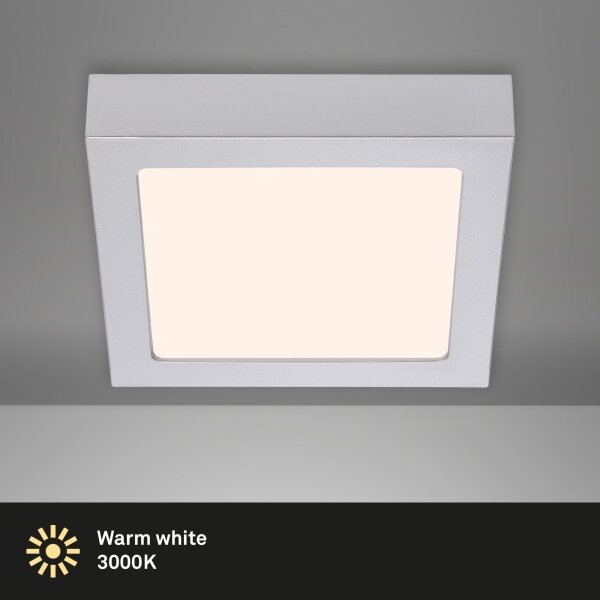 Briloner 7123-014 - LED stropné svietidlo FIRE LED/12W/230V 3000K 17x17cm