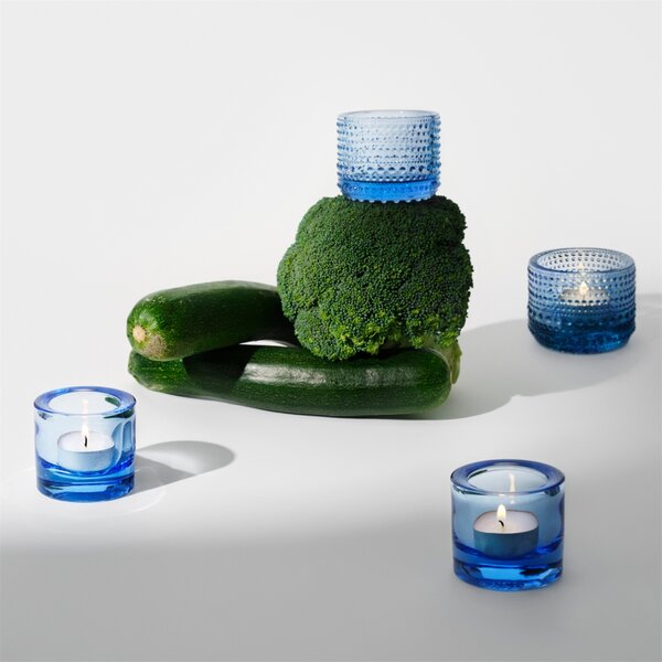 Iittala Svietnik Kivi, modrý aqua