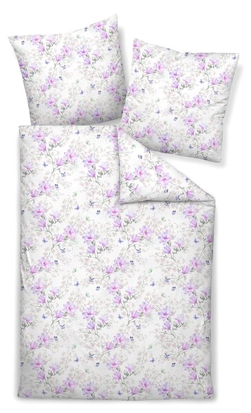 POSTEĽNÁ BIELIZEŇ, makosatén, lila, ružová, biela, šalviovozelená, 155/220 cm Janine - Online Only bytové doplnky, Online Only