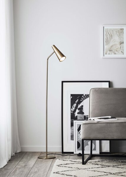 Stojacia lampa v zlatej farbe Peak - Markslöjd