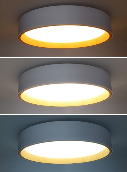 Solight WO8017 - LED Stm. strop. svietidlo LARIOS LED/48W/230V+DO pr.39 cm biela