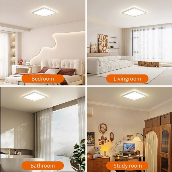 Brilagi - LED Kúpeľňové svietidlo ULTRA SLIM LED/18W/230V 30x30 cm biela IP54
