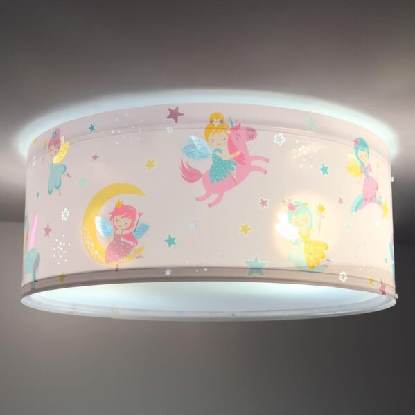 Dalber 42496 - Detské stropné svietidlo FAIRY DREAMS 2xE27/15W/230V
