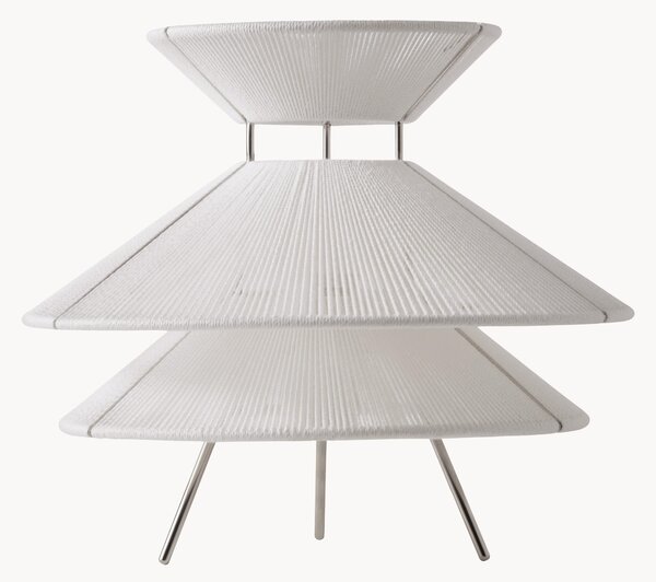 Stmievateľná ľanová stolová lampa Kiku