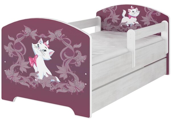 Detská posteľ Disney - MAČIČKA MARIE 140x70 cm