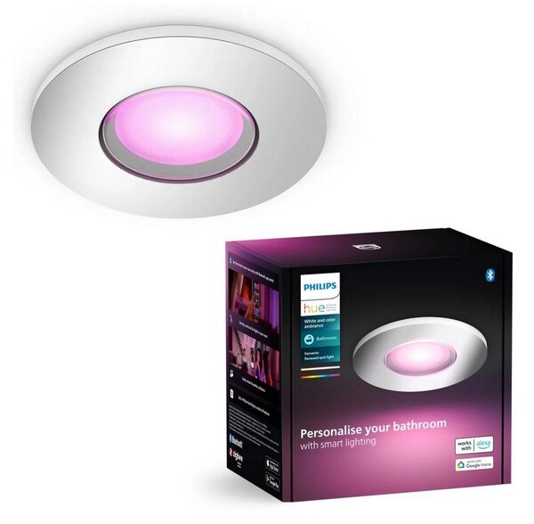 Philips - LED RGBW Stmievateľné kúpeľňové svietidlo Hue XAMENTO 1xGU10/4,2W IP44