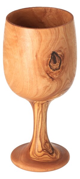 ČistéDřevo Pohár na víno z olivového dreva