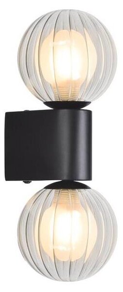 Rabalux 75022 - Nástenné svietidlo COLZAR 2xG9/3,5W/230V IP44 čierna
