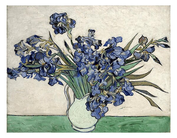 Reprodukcia obrazu Vincenta van Gogha - Irises 2, 40 × 26 cm