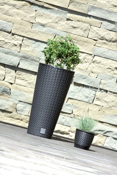 Plastový kvetináč DRTUS200 20 cm - biela