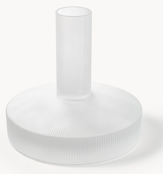Ručne fúkaný reliéfny dekantér Ripple, 1,1 l