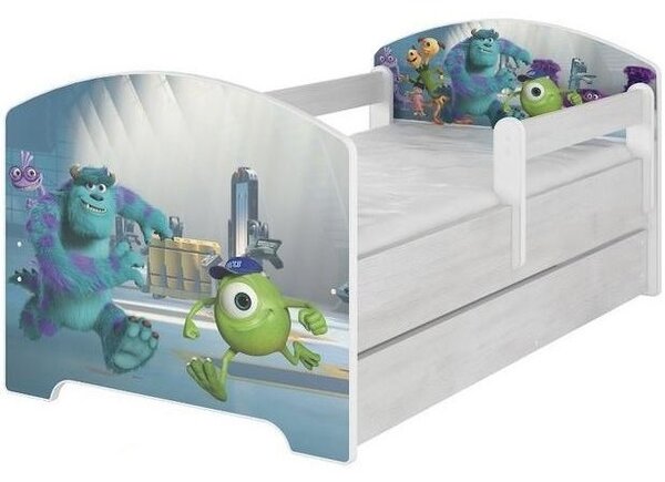 Detská posteľ so zásuvkou Disney - PRÍŠERKY sro 160x80 cm