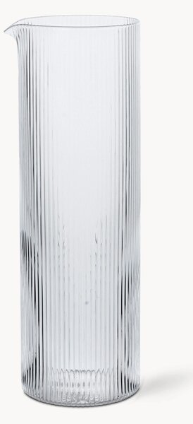 Ručne fúkaná karafa's reliéfnym vzorom Ripple, 1,1 l