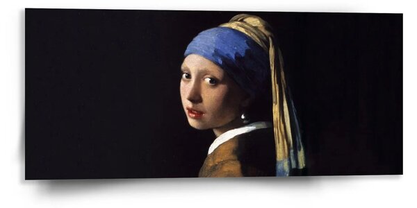 Sablio Obraz Dievča s perlou - Johannes Vermeer - 110x50 cm