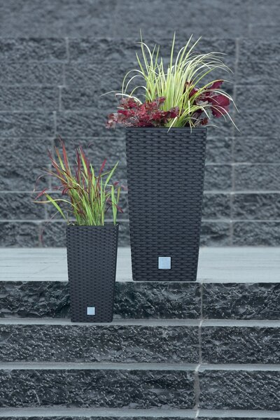 Plastový kvetináč DRTS225 22,5 cm - biela