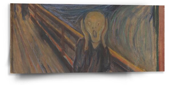 Sablio Obraz Výkrik - Edvard Munch - 110x50 cm