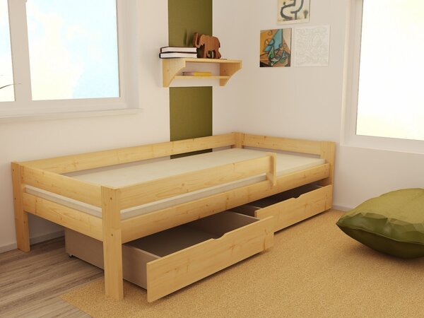 Detská posteľ z masívu 180x80cm bez šuplíku - DP018