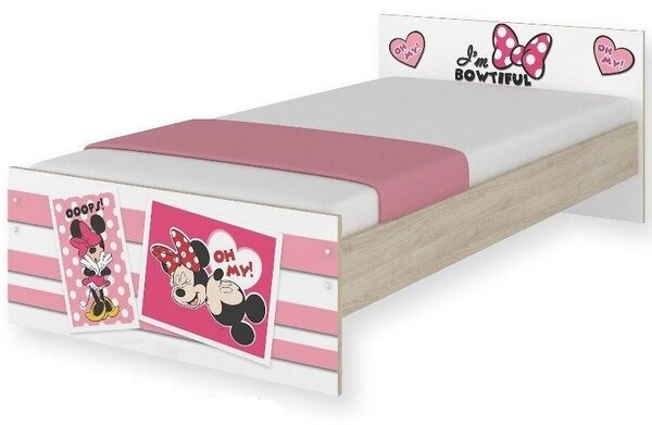 Detská posteľ MAX bez šuplíku Disney - MINNIE II 160x80 cm